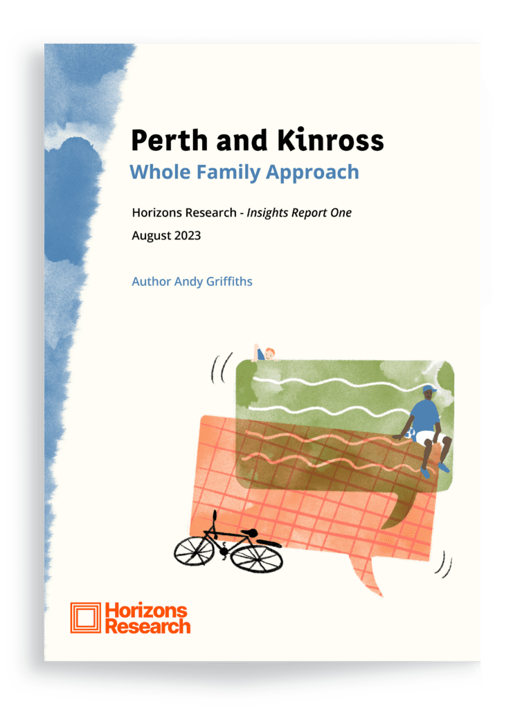 Perth and Kinross Whole Family Approach publication cover